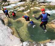 canyoning on the cetina river